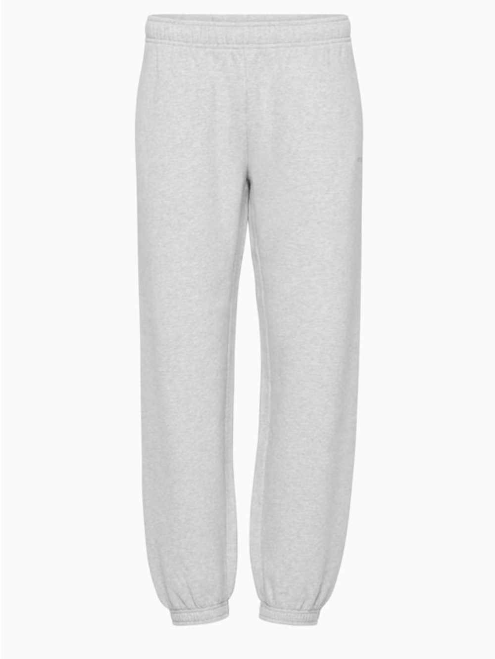 Aritzia Sweatfleece Cozy Fleece Mega Lo-Rise Sweatpant - Heather Chrome, Size M